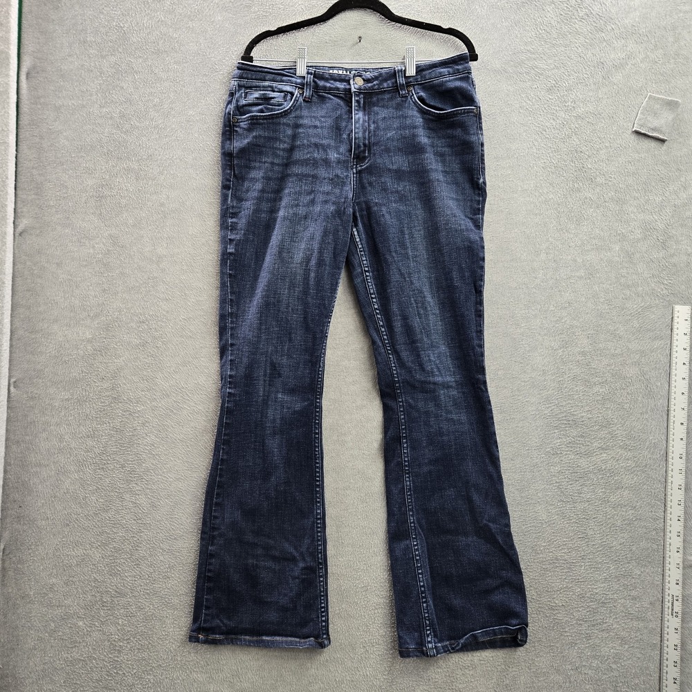 Idyllwind Women Jeans 14W X 34L Blue Denim Western Boot Embroidered 30" Inseam